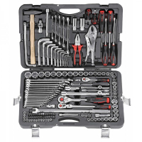 41421R Набор инструмента с 6-ти гран. головками, 142 пр.