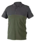 URFT Сорочка поло темно-зеленая/темно-серая 2XL (56)