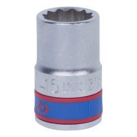 Головка торцевая стандартная двенадцатигранная 1/2", 15 мм KING TONY 433015M Головка торцевая стандартная двенадцатигранная 1/2", 15 мм KING TONY 433015M