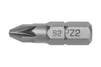 Биты PZ2 25 мм, 25 мм, сталь S2, PROFI, 5 шт.