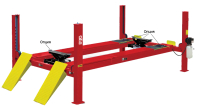 ATIS A480A Подъемник четырехстоечный, 8 т., под 3D сход-развал для грузовых авто (Красный)