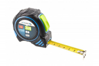 Рулетка 3 м х 16 мм, покрыта нейлоном, автостоп, с магнитом, MID