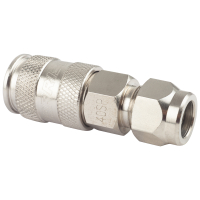 HRS-40SPA Harrison Пневматическое быстроразъёмное соединение с обжимным креплением PU шланга ? 8х12 HRS-40SPA Harrison Пневматическое быстроразъёмное соединение с обжимным креплением PU шланга ? 8х12