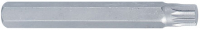 Вставка (бита) торцевая 10 мм, Spline, М10, L = 80 мм KING TONY 168010M