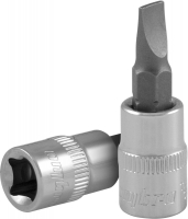 Ombra 138504 Насадка торцевая 3/8"DR с вставкой-битой шлицевой, SL4