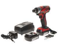 Отвертка аккумуляторная 10.8В 100Нм 2 АКБ Li-Ion, с набором насадок JTC