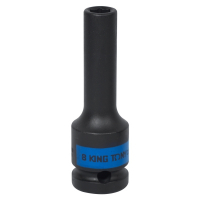 Головка торцевая ударная глубокая шестигранная 1/2", 8 мм KING TONY 443508M