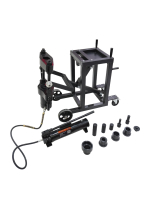 WDK-TKS75M Выпрессовщик шкворней (шкворнедав) гидравлический 75т. С рамой и ручным гидронасосом