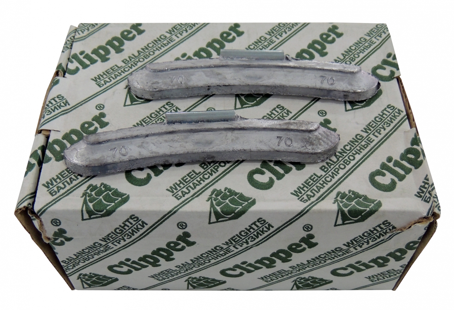 Грузики балансировочные для стальных дисков 70 г, 25 шт. CLIPPER 0270 Грузики балансировочные для стальных дисков 70 г, 25 шт. CLIPPER 0270