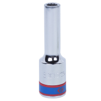 Головка торцевая глубокая двенадцатигранная 1/2", 8 мм KING TONY 423008M