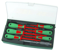 Jonnesway DV13PP07S Набор отверток стержневых диэлектрических, 7 предметов Jonnesway DV13PP07S Набор отверток стержневых диэлектрических, 7 предметов