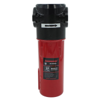 HRS-MFB1500I Фильтр магистральный; Производительность: 1500 л/мин; Максимальное давление: 16 бар; Фильтрация твердых частиц: 1 мкм; Остаточное содержание масла: 0.1 мг/м3; Соединение: G 3/4 "
