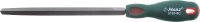 Треугольный напильник с резиновой ручкой 200 мм, 5153-8G, HANS