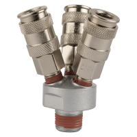 HRS-SMYT V-образный разветвитель с тремя БРС, 1/4'' - 1/4''