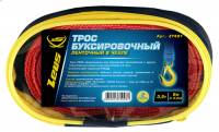 Zeus ZT401 Трос буксировочный ленточный 3,5 тонны с 2 крюками в чехле