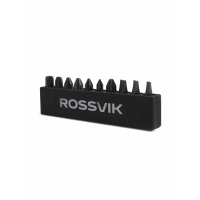 Набор бит ROSSVIK ST355, PH, PZ, SL, 10 предметов