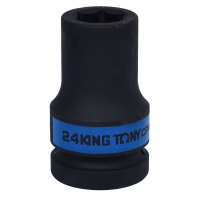 Головка торцевая ударная глубокая шестигранная 1", 24 мм KING TONY 843524M Головка торцевая ударная глубокая шестигранная 1", 24 мм KING TONY 843524M