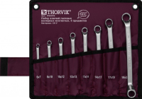 Thorvik W2S8TB Набор ключей гаечных накидных изогнутых серии ARC в сумке, 6-22 мм, 8 предметов