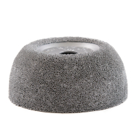 NS107 Полусфера шероховальная, Ø63,1x26,9мм, AH 9,5мм, 170 Grit