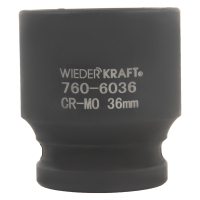 WDK-760-6036 Головка ударная 3/4", 6 граней, 36 мм