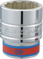 Головка торцевая стандартная двенадцатигранная 3/4", 1-1/2", дюймовая KING TONY 633048S Головка торцевая стандартная двенадцатигранная 3/4", 1-1/2", дюймовая KING TONY 633048S