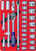 Набор торцевых головок ложемент МАСТАК 5-004228 Набор торцевых головок ложемент МАСТАК 5-004228
