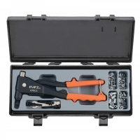 5861 Набор заклёпочник резьбовой с заклёпками в кейсе 86 предм