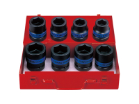 Набор ударных торцевых головок 1 шестигранные, 8 предметов king tony 8410mp Набор ударных торцевых головок 1 шестигранные, 8 предметов king tony 8410mp