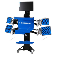 C802-СA NORDBERG СТЕНД СХОД-РАЗВАЛ 3D модель настенный (без колонны) с поворотным механизмом