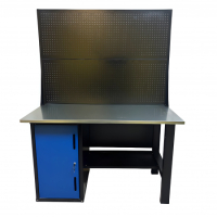 Верстак инструментальный GWT-V1400TL2 Great Wolf, тумба с дверью, 2 экрана, 1400x700