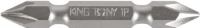 Вставка (бита) торцевая 1/4", Phillips, PH2, L = 50 мм, двусторонняя KING TONY 155002P Вставка (бита) торцевая 1/4", Phillips, PH2, L = 50 мм, двусторонняя KING TONY 155002P