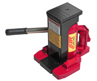 JTC-TOE160 - Домкрат бутылочный 16т 275-406мм двухуровневый JTC - Домкрат бутылочный 2-х плунжерный JTC
Описание
	Прочный хромированный гидравлический поршень обеспечивает продолжительную эксплуатацию домкрата.
	Внутренний клапан контроля перегрузк