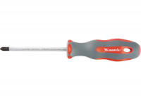 MATRIX Отвертка Profi, SL4 х 75 мм, SVСM, двухкомпонентная рукоятка