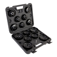 WiederKraft WDK-81245 Комплект чашек для съема масляных фильтров, кейс 14 шт