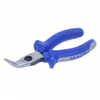 Пассатижи тонконосые 160 мм, загнутые, держатель МАСТАК 030-11160H Пассатижи тонконосые 160 мм, загнутые, держатель МАСТАК 030-11160H