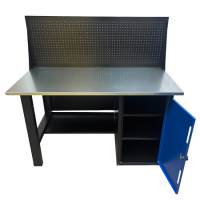 Верстак инструментальный GWT-V1400T1 Great Wolf, тумба с дверью, экран, 1400x700