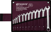 Thorvik W3S12ETB Набор ключей гаечных комбинированных серии ARC в сумке, 6-22 мм, 12 предметов EURO