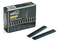 KraftWell KRW-WS0512RB Грузики самоклеящиеся черные 12х5 г, 50 шт
