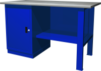 Ombra OWB1-10 Верстак с одной тумбой, тумба с 1 дверцей,1390х686х820 мм Ombra OWB1-10 Верстак с одной тумбой, тумба с 1 дверцей,1390х686х820 мм