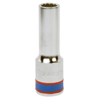Головка торцевая глубокая двенадцатигранная 1/2", 12 мм KING TONY 423012M