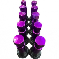 Вентиль колеса автомобильный GWK010 Great Wolf в сборе, фиолетовый (10шт)