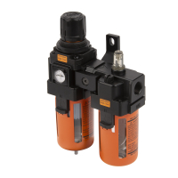 WDK-70140 Блок подготовки воздуха 1/2" с влагоотделителем, регулятором, лубрикатором и манометром