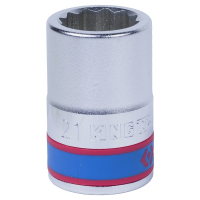 Головка торцевая стандартная двенадцатигранная 3/4", 21 мм KING TONY 633021M Головка торцевая стандартная двенадцатигранная 3/4", 21 мм KING TONY 633021M