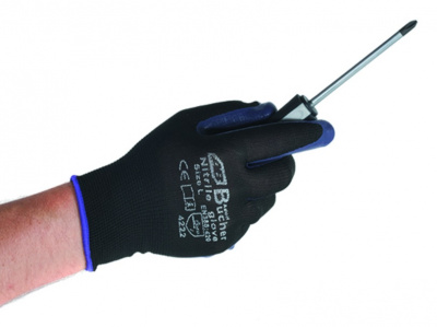 Перчатки с пенным пурпурным покрытием премиум класса PURPLE, XL Перчатки с пенным пурпурным покрытием премиум класса PURPLE, XL