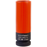 WDK-703-4021L Головка торцевая ударная тонкостенная 1/2", 6 граней, 21 мм