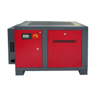 HRS-94550 Винтовой компрессор с ременным приводом Harrison: 550 л/мин, 8 бар, 4 кВт HRS-94550 Винтовой компрессор с ременным приводом Harrison: 550 л/мин, 8 бар, 4 кВт