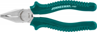 Jonnesway P087 Пассатижи с полимерными рукоятками, 180 мм