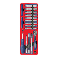 Набор торцевых головок 1/4” с принадлежностями, ложемент, 45 предметов МАСТАК 5-002045 Набор торцевых головок 1/4” с принадлежностями, ложемент, 45 предметов МАСТАК 5-002045