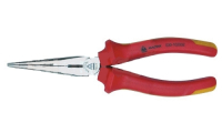 Плоскогубцы удлинённые тонкие прямые 200 мм, диэлектрические, держатель МАСТАК 030-10200EH