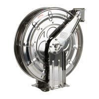 WDK-HR924 Катушка для гидравлического шланга высокого давления, 1/2", сталь, для шлангов 1/2", 15 м